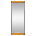 Rickis Rugs Cliveden Industrial Wood & Metal Floor Mirror, Gray RI2200638